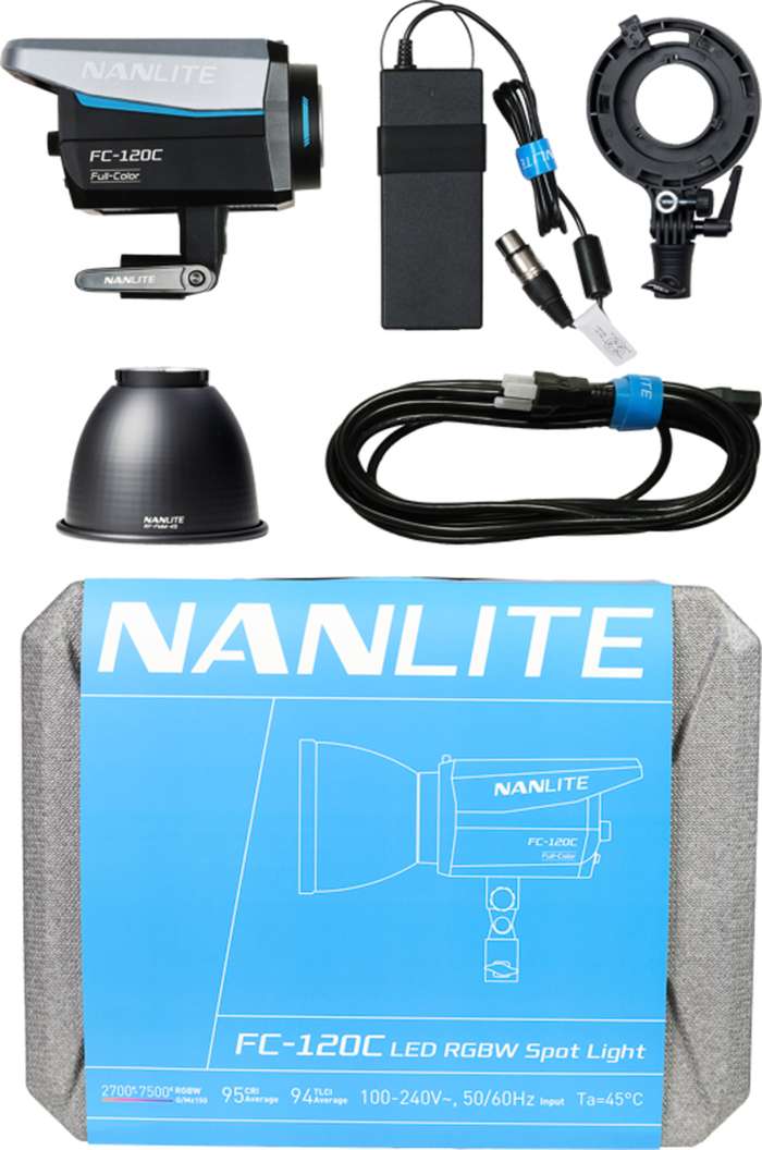 Nanlite  FC-120C LED Color Spot Light | RGB Led světlo FM Mount