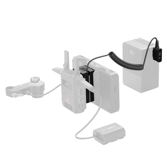 SmallRig  4884 D-Tap to Dual-Sided NP-F Dummy Battery Power Cable |  Sony NP-F | USB-C