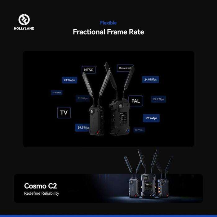 Hollyland  COSMO C2 2 Transmitters/1 Receiver Kit | bezdrátový přenos |  2x vysílač, 1x prijímač
