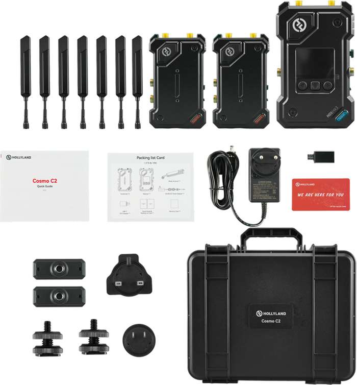 Hollyland  COSMO C2 2 Transmitters/1 Receiver Kit | bezdrátový přenos |  2x vysílač, 1x prijímač