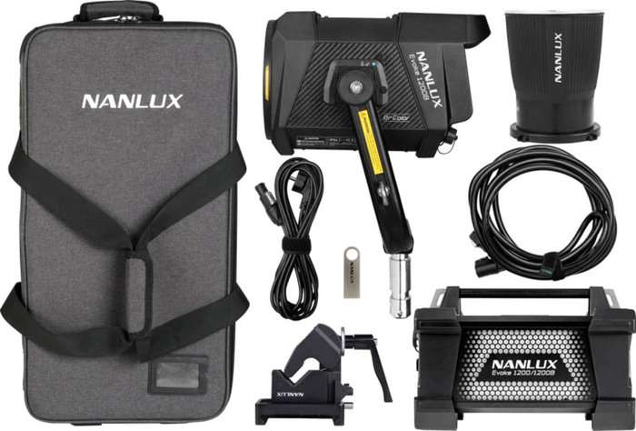 NanLux Evoke 1200B LED bodové světlo s taškou na kolečkách | Bi-Color Světlo