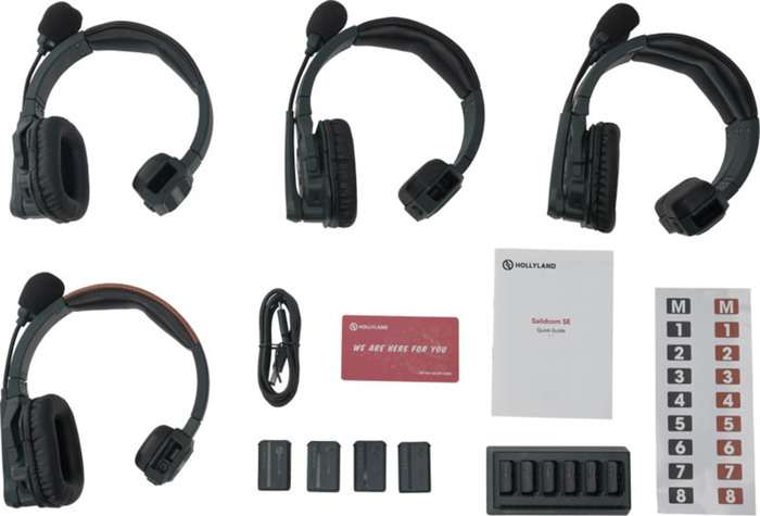 Hollyland Solidcom SE - 4S Global Version | Náhlavní set pro 4 osoby