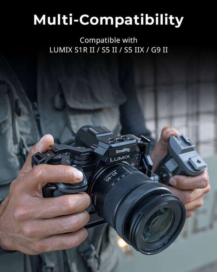 SmallRig  4903 Cage Kit for Panasonic LUMIX S1R II | klec pro  S5 II, S1R II, G9 II