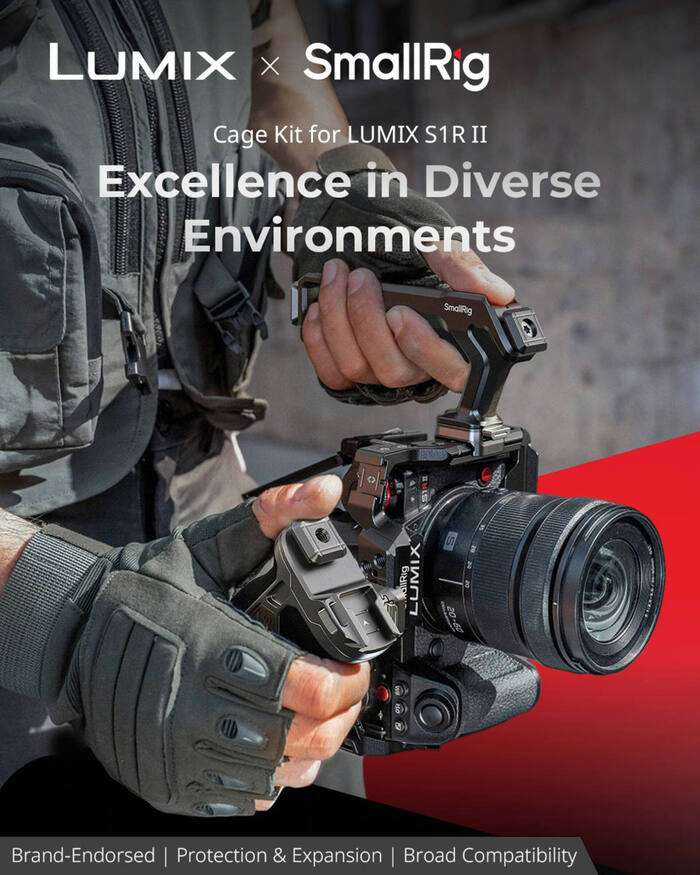 SmallRig  4903 Cage Kit for Panasonic LUMIX S1R II | klec pro  S5 II, S1R II, G9 II