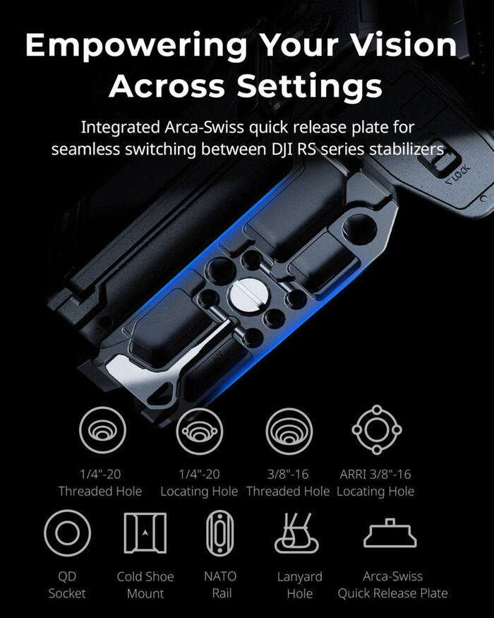 SmallRig  4903 Cage Kit for Panasonic LUMIX S1R II | klec pro  S5 II, S1R II, G9 II