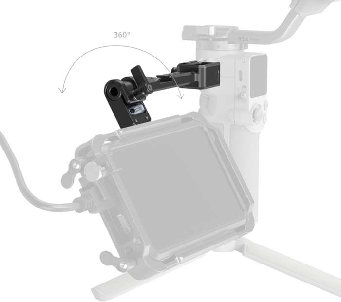 SmallRig  5337 Monitor Mount for DJI RS Series | rameno pro monitor