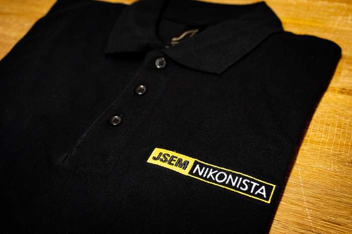 Pánská polokošile  | Jsem Nikonista | barva černá | velikost L