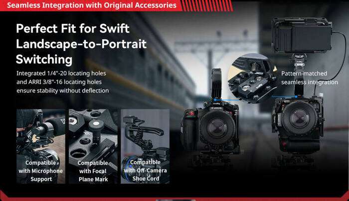 SmallRig  5136 Cage Kit for Canon EOS C80 |  Klec