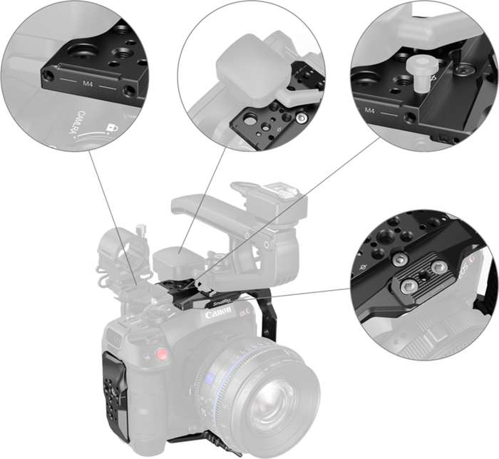 SmallRig  5136 Cage Kit for Canon EOS C80 |  Klec