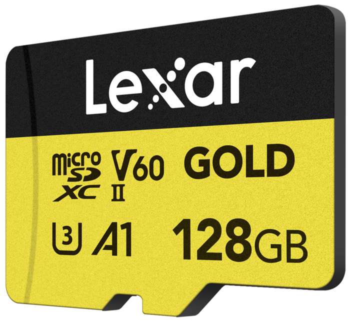 Lexar microSDXC GOLD UHS-II/C10/A1/U3 R280/W100 (V60) 128GB