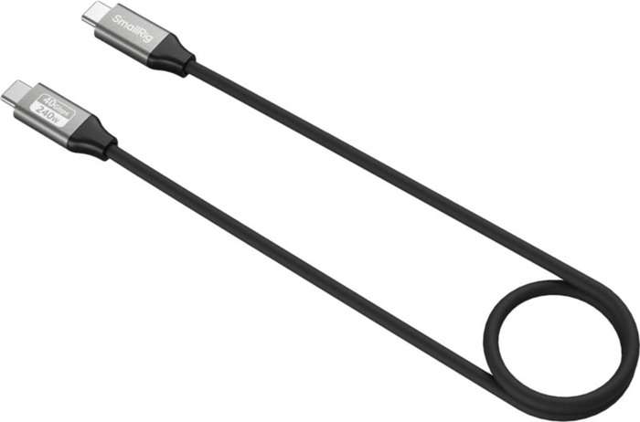 Smallrig 5074 USB-C Data Cable (Straight to Straight, 60cm (40Gbps + 240W + 8K)