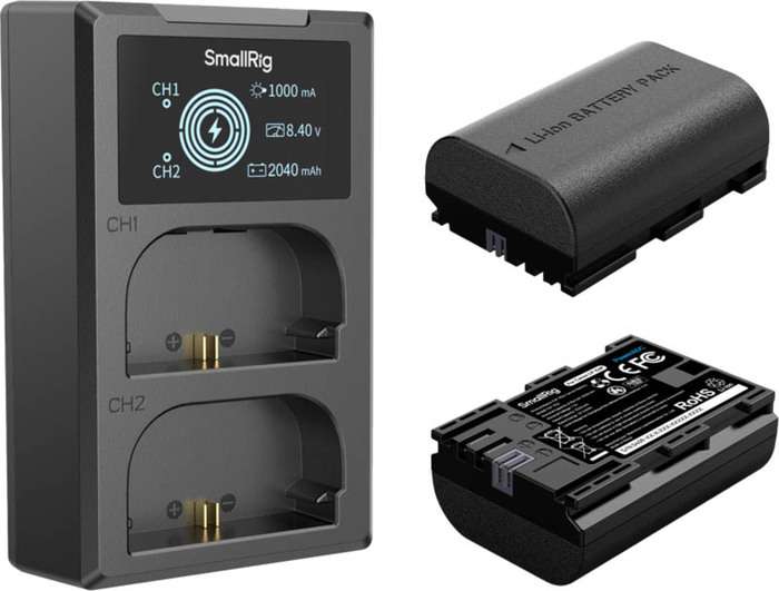 Smallrig 5409 Camera Battery and Charger Kit for Canon LP-E6P