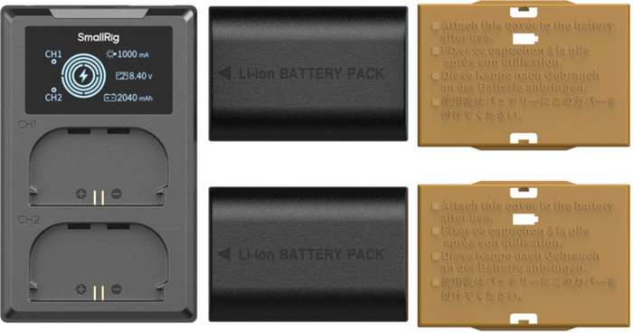 Smallrig 5409 Camera Battery and Charger Kit for Canon LP-E6P