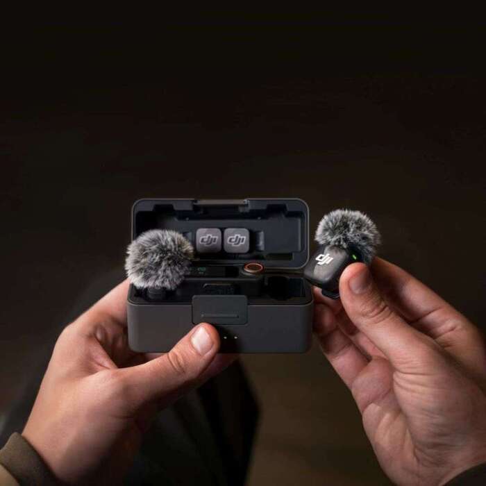 DJI Mic 3 (2 TX + 1 RX + Charging Case) | 2x bezdrátový mikrofon 32bit