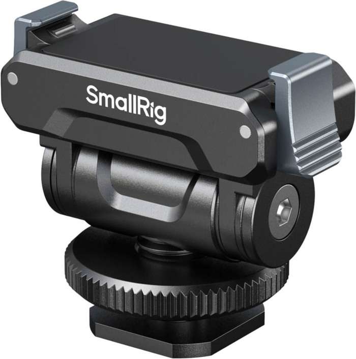 Smallrig 5436 Quick Release Support for DJI Osmo Action 5 Pro / 4 / 3 with Cold Shoe Adapter