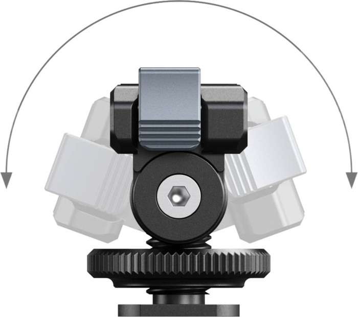 Smallrig 5436 Quick Release Support for DJI Osmo Action 5 Pro / 4 / 3 with Cold Shoe Adapter