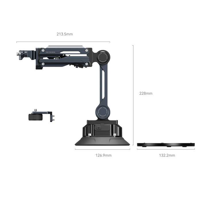 Smallrig 5507 Shock Absorber with Electronic Suction Cup | Tlumič nárazů s elektronickou přísavkou