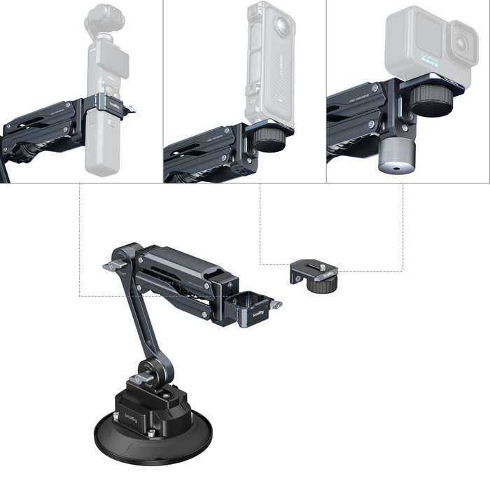 Smallrig 5507 Shock Absorber with Electronic Suction Cup | Tlumič nárazů s elektronickou přísavkou