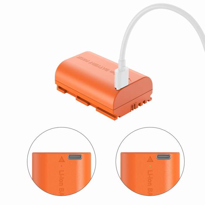 Smallrig 5407 Camera Battery for Canon LP-E6P Orange