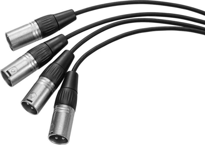 Saramonic Cable SR-C2020 Dual 3.5mm TRS Male to Four XLR Male Cable (SR-C2020)