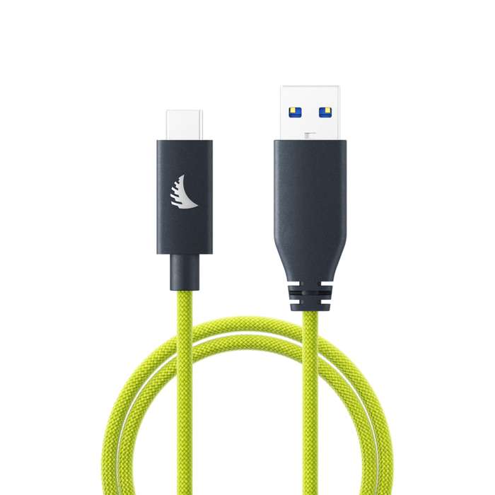 Angelbird USB-A to C 3.2 Solid Flex™ Cable Lime 32 cm