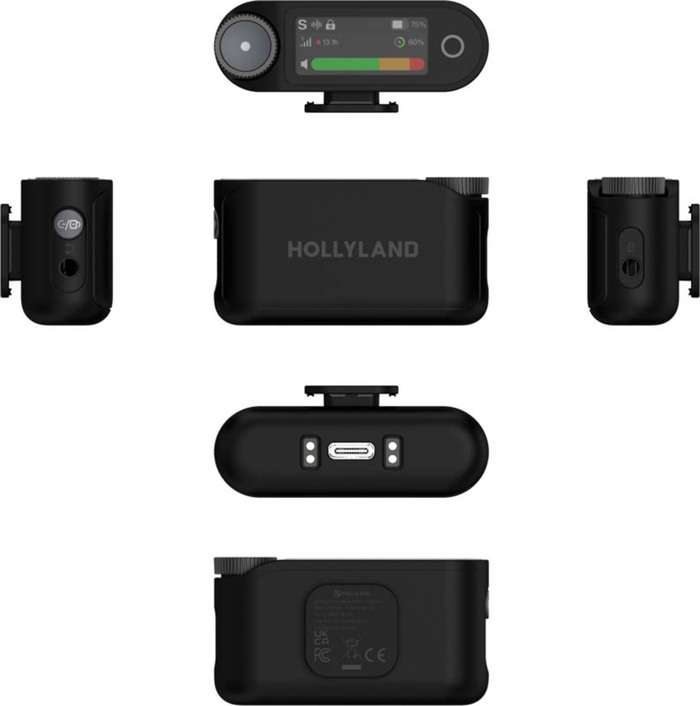 Hollyland LARK MAX 2 Ultimate Combo with OWS Monitor Earphone + Camera RX + USB-C RX