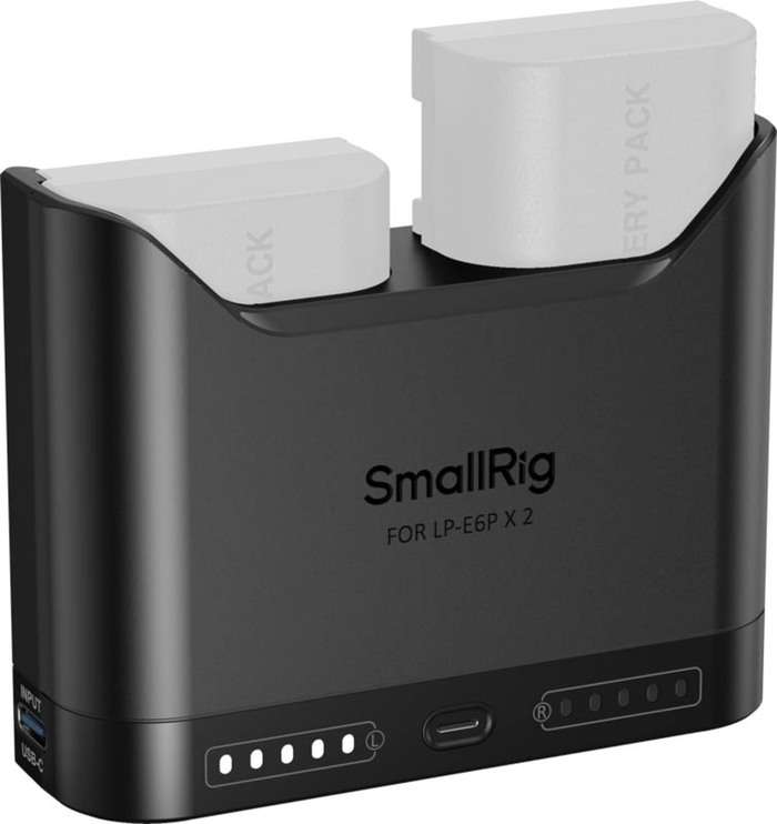 Smallrig 5490 Camera Battery Charger for LP-E6P | Duální nabíječka pro Canon LP-E6P