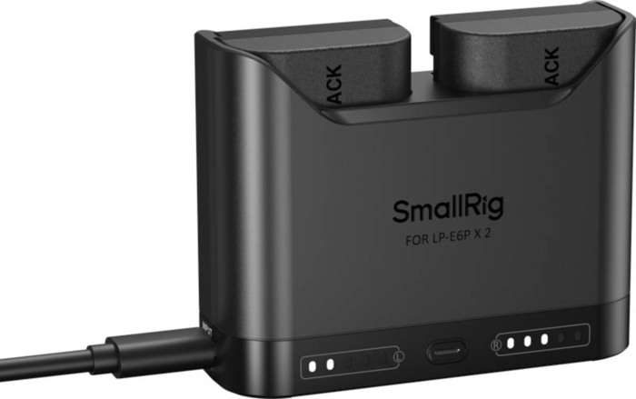 Smallrig 5490 Camera Battery Charger for LP-E6P | Duální nabíječka pro Canon LP-E6P
