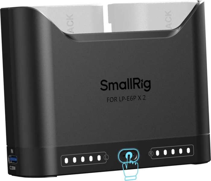 Smallrig 5490 Camera Battery Charger for LP-E6P | Duální nabíječka pro Canon LP-E6P