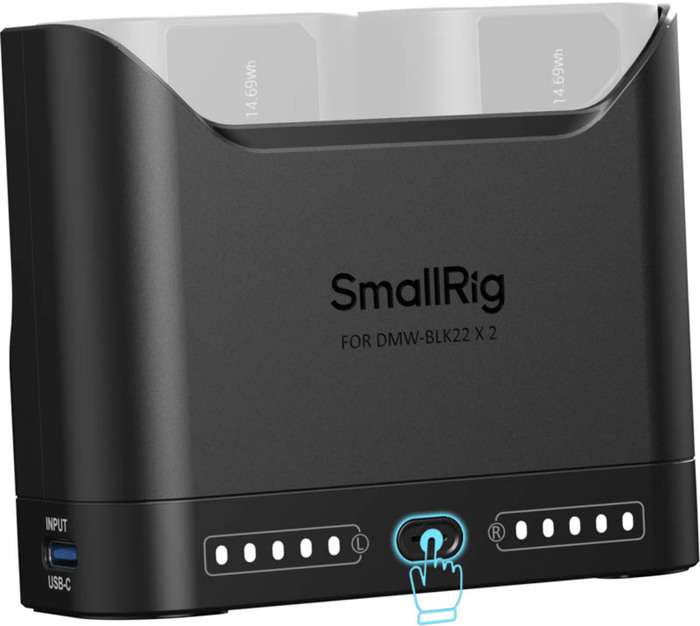 Smallrig 5492 Camera Battery Charger for DMW-BLK22 | Duální nabíječka pro Panasonic BLK22