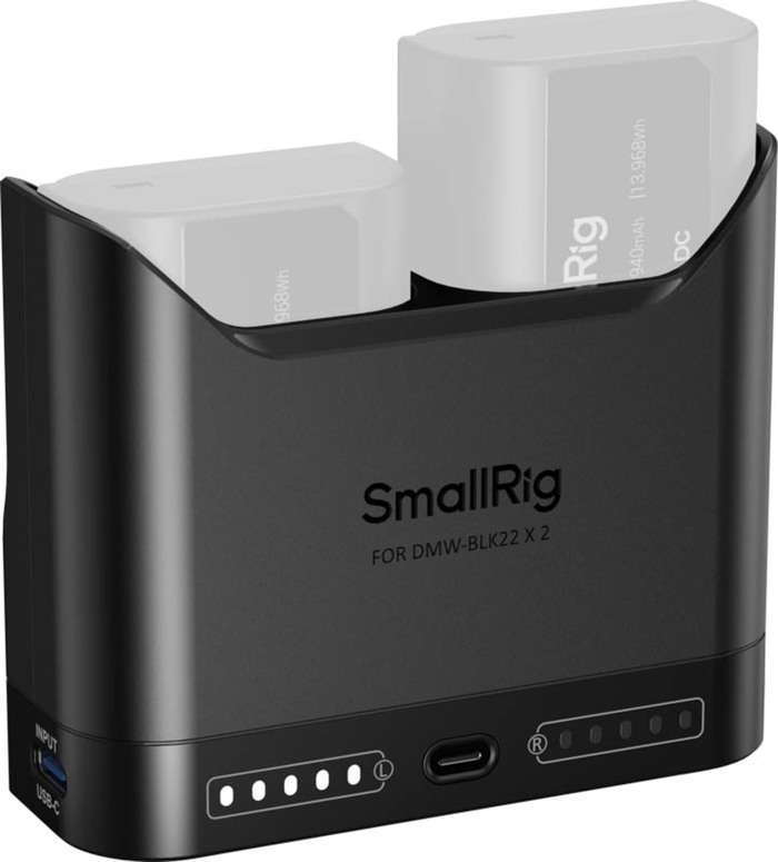 Smallrig 5492 Camera Battery Charger for DMW-BLK22 | Duální nabíječka pro Panasonic BLK22