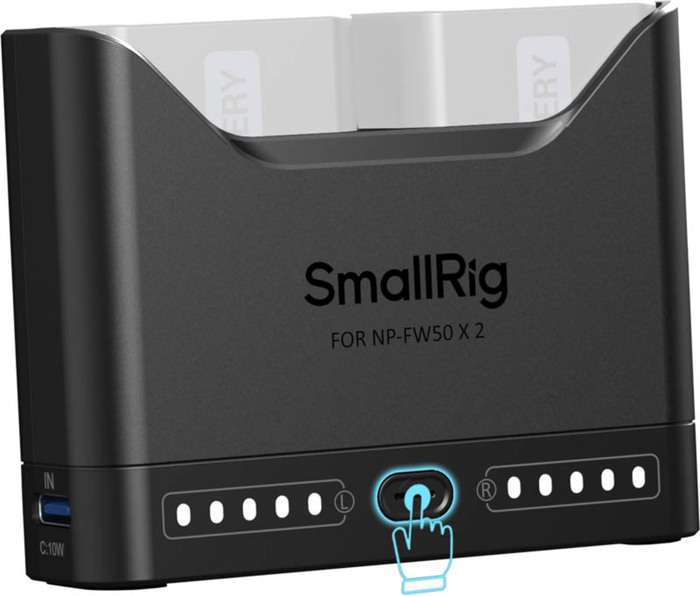Smallrig 5493 Camera Battery Charger for NP-FW50 | Duální nabíječka pro NP-FW50
