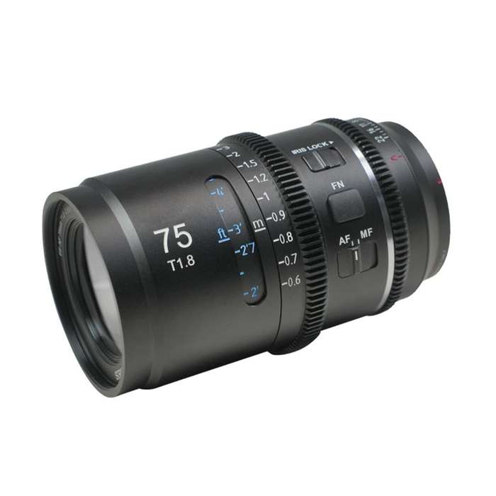 SIRUI Astra Series 75mm T1.8 1.33X Full-frame AF Anamorphic Cine Lens | Blue Flare | Sony E