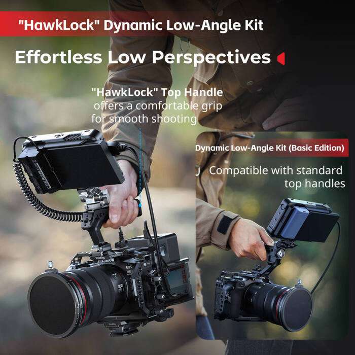 SmallRig  5953 HawkLock Quick Release Half Cage for Canon EOS R6 Mark III / R6 Mark II / R5 Mark II |  klec