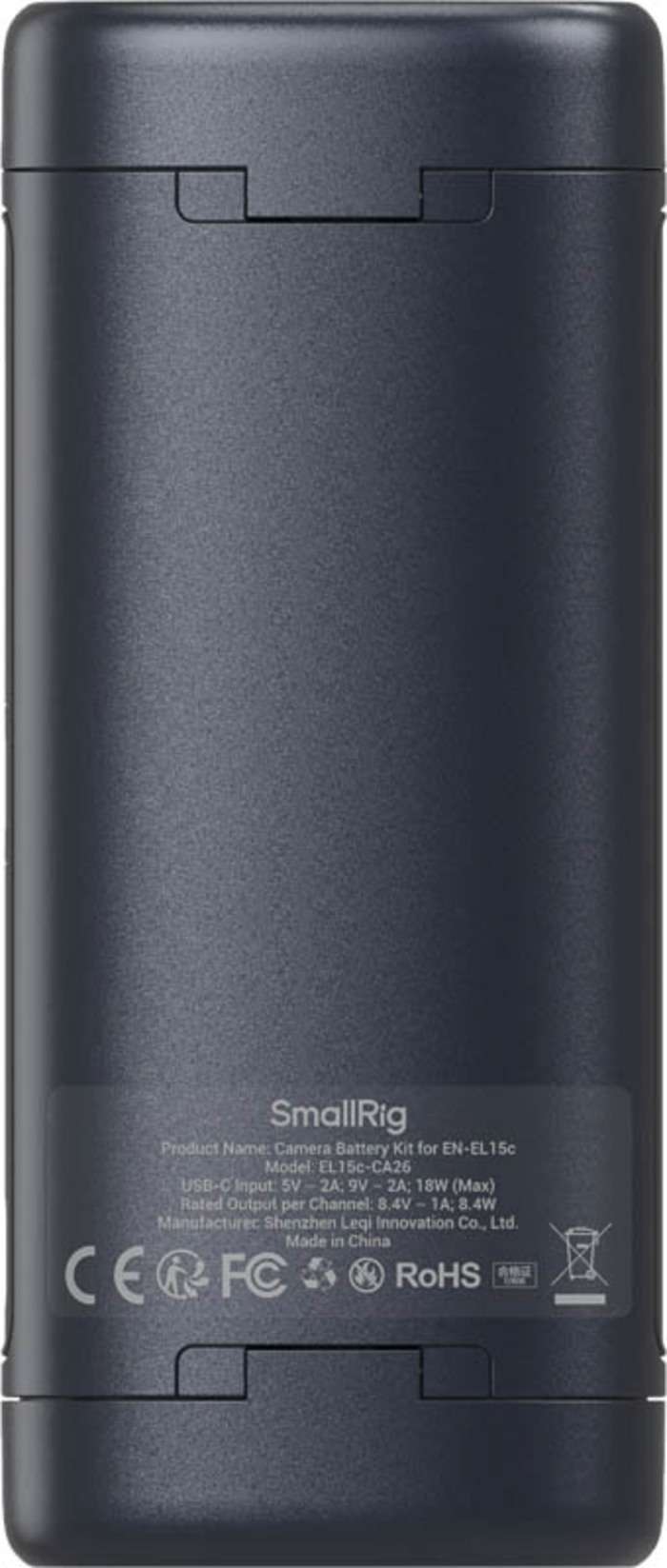 SmallRig  5107 Portable Charger Case for EN-EL15c Camera Batteries | Duální nabíječka