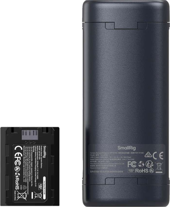 Smallrig 5696 Portable Charger Case Kit for NP-FZ100 Camera Batteries | Duální nabíječka +2x  baterie