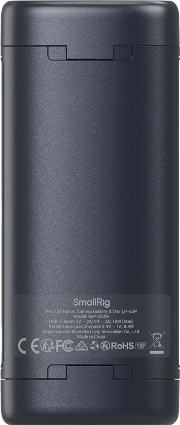 SmallRig  5105 Portable Charger Case for LP-E6P Camera Batteries | Duální nabíječka