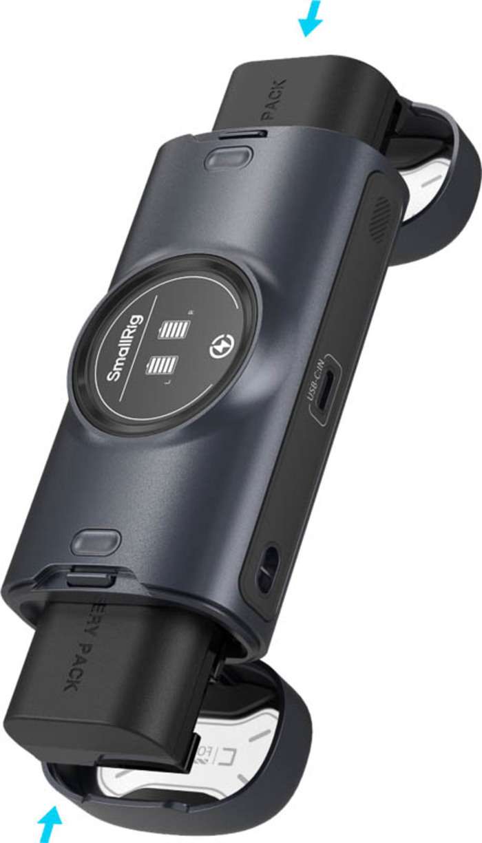 SmallRig  5695 Portable Charger Case Kit for LP-E6P Camera Batteries |  Duální nabíječka + 2 x baterie