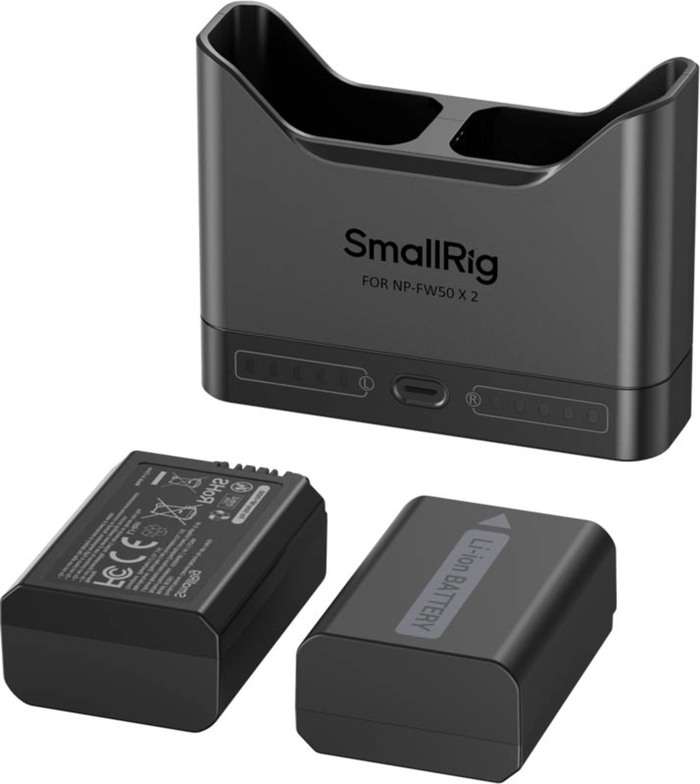 Smallrig 5488 Turbo Charging Kit for NP-FW50 Camera Batteries | Duální nabíječka + 2x baterie