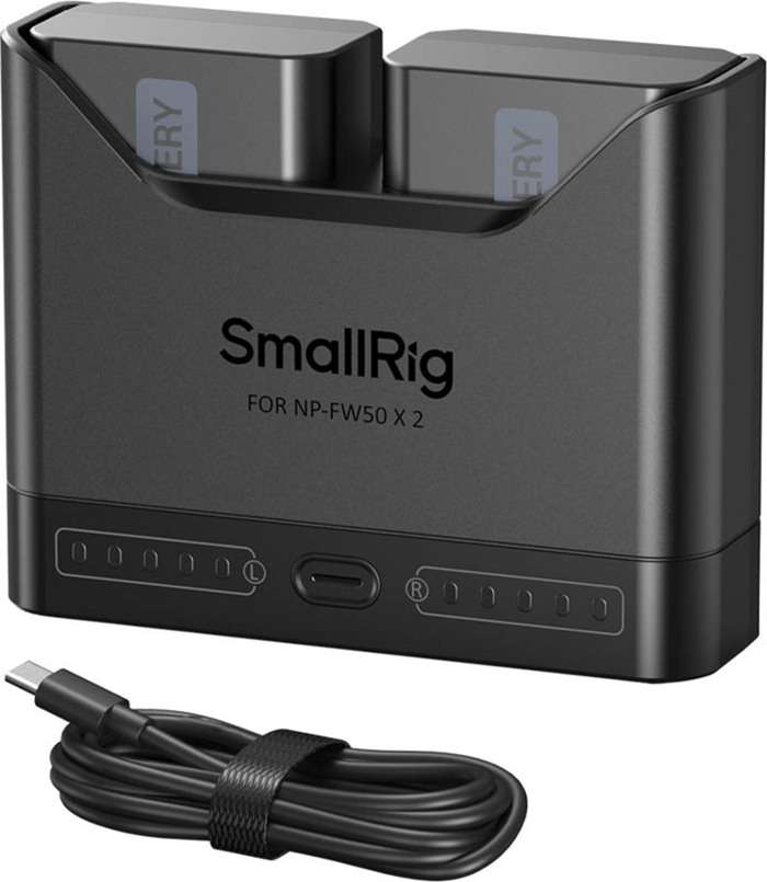 Smallrig 5488 Turbo Charging Kit for NP-FW50 Camera Batteries | Duální nabíječka + 2x baterie