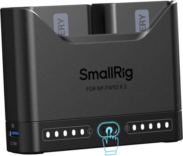 Smallrig 5488 Turbo Charging Kit for NP-FW50 Camera Batteries | Duální nabíječka + 2x baterie