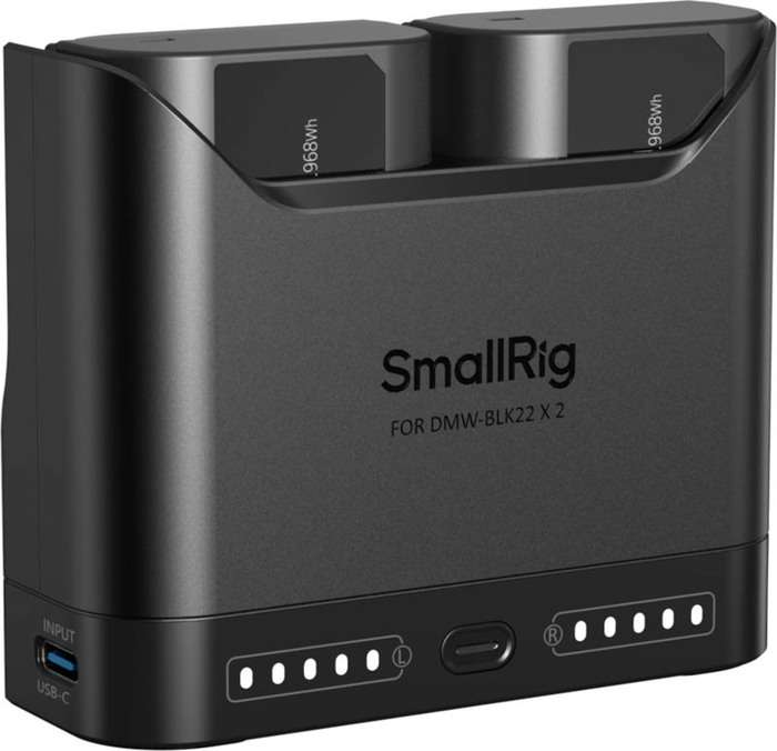 Smallrig 5487 Turbo Charging Kit for DMW-BLK22 Camera Batteries | Duální nabíječka + 2x baterie