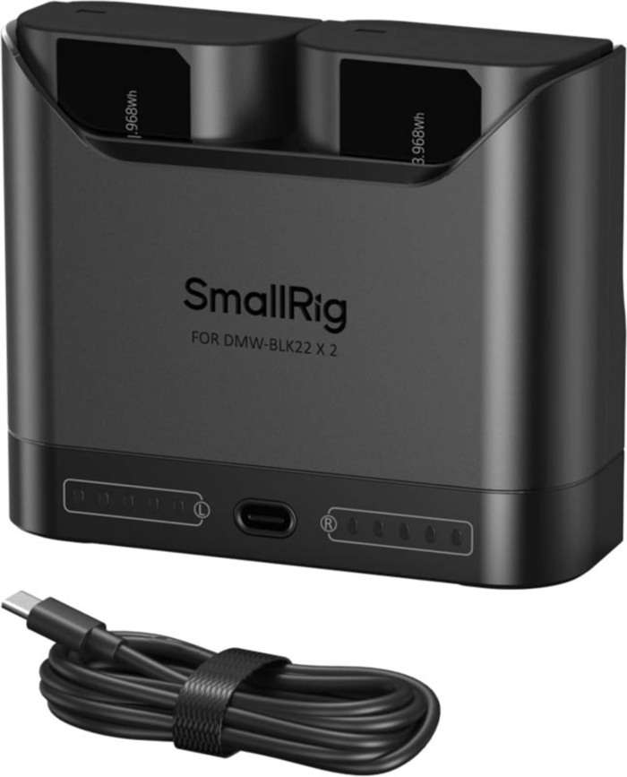Smallrig 5487 Turbo Charging Kit for DMW-BLK22 Camera Batteries | Duální nabíječka + 2x baterie