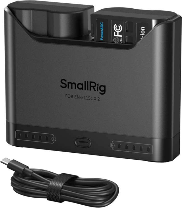 Smallrig 5486 Turbo Charging Kit for EN-EL15c Camera Batteries | Duální nabíječka + 2x baterie