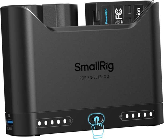 Smallrig 5486 Turbo Charging Kit for EN-EL15c Camera Batteries | Duální nabíječka + 2x baterie