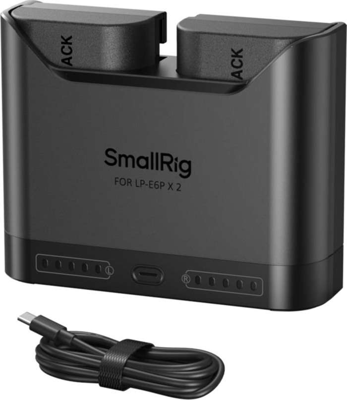 Smallrig 5485 Turbo Charging Kit for LP-E6P Camera Batteries | Duální nabíječka + 2x baterie