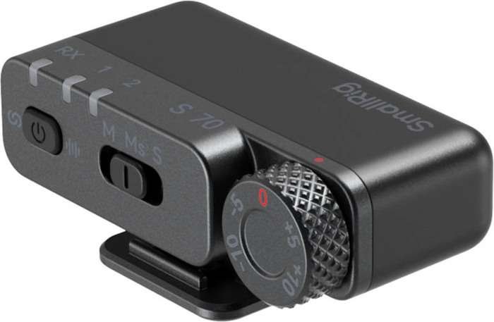 SmallRig 5714 S70-A Wireless Microphone All-in-One Black | 2x bezdrátový mikrofon