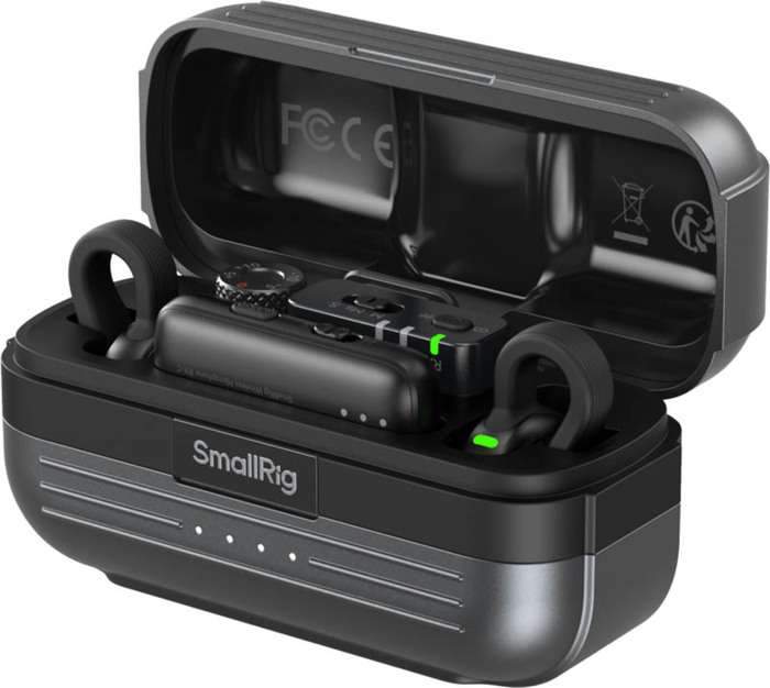 SmallRig 5714 S70-A Wireless Microphone All-in-One Black | 2x bezdrátový mikrofon