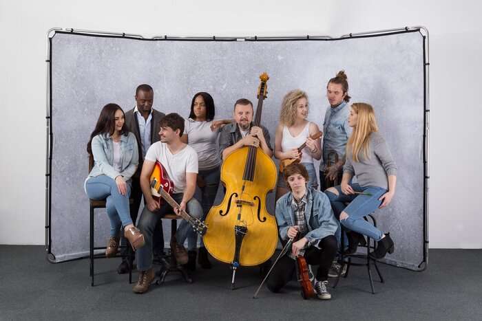 Lastolite vápenec  látka pro panoramatické pozadí 4x2,3 M