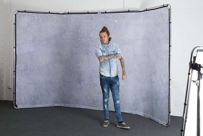 Lastolite vápenec panoramatické pozadí 4x2,3 M